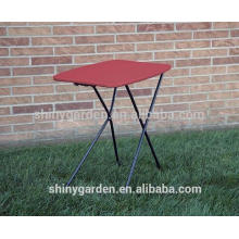 Indoor/Outdoor Plastic Adjustable Height Personal Folding Table